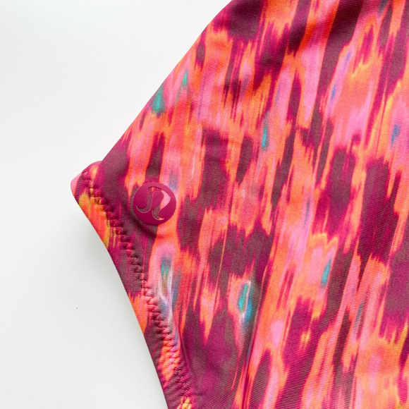 Lululemon Waterside High Neck One Piece Swimsuit Harmonize Pink Womens Medium - Picture 7 of 11